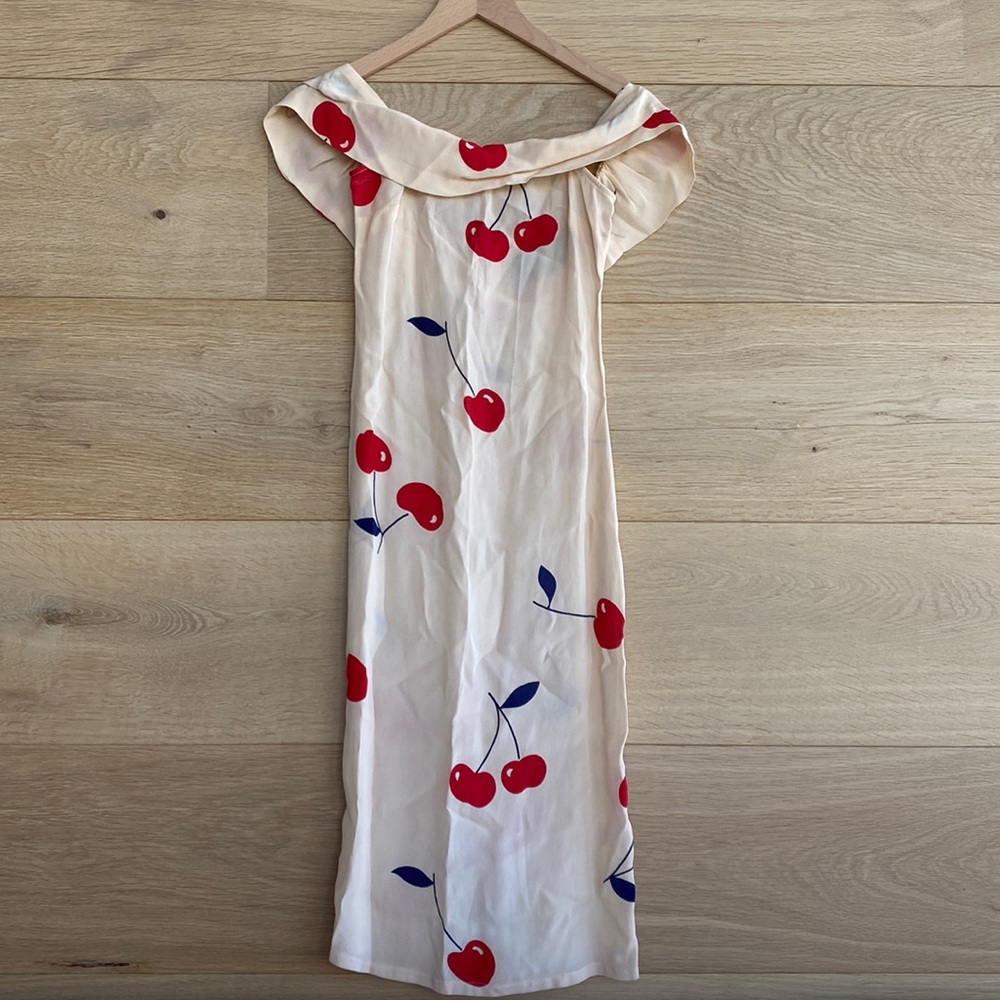 Reformation carerra cherry dress
